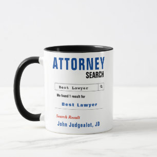 Taza Gracioso Personalizado Mejor regalo de abogado Mug