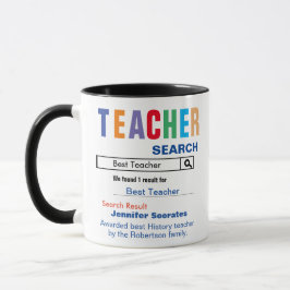 Taza Gracioso Personalizado mejor regalo para profesore