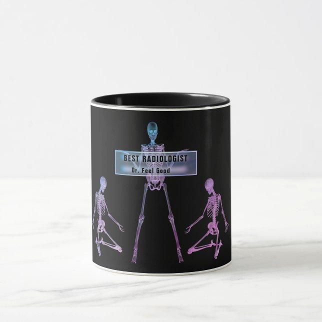 Taza Gracioso Personalizado Radiólogo Médica Mug (Centro)