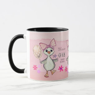 Taza Gracioso Personalizado Rosa Silly Goose Primer cum