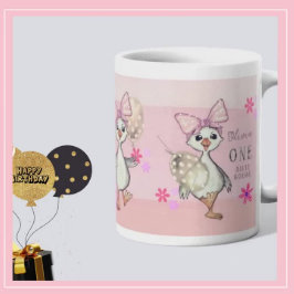 Taza Gracioso Personalizado Rosa Silly Goose Primer cum