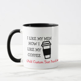 Taza Gracioso Personalizado Text Puns Caffeine Lovers C