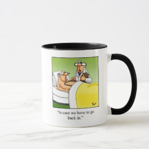 Taza Gracioso ponte bien el humor Mug
