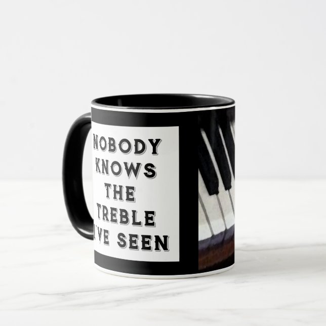 Taza Gracioso profesor de música (Anverso izquierdo)