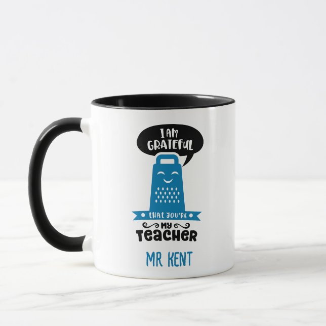 Taza Gracioso profesor Mugs - Personalizado de Grater G (Izquierda)