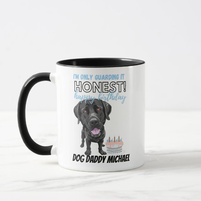 Taza Gracioso regalo de cumpleaños para papá de perro n (Izquierda)