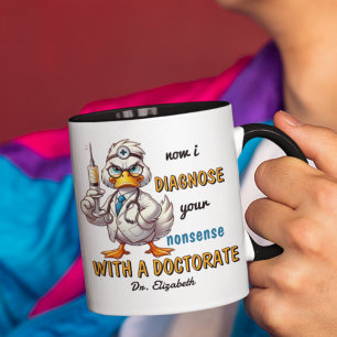 Taza Gracioso Regalo De Doctorado Personalizado Para Gr
