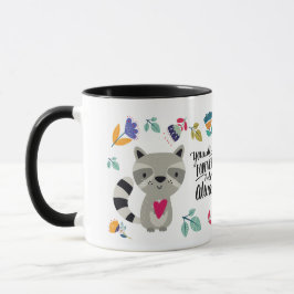 Taza Gracioso regalo de El día de San Valentín Raccoon