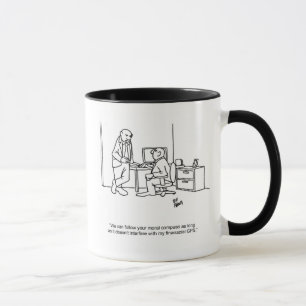 Taza Gracioso regalo de "GPS financiero" a los negocios