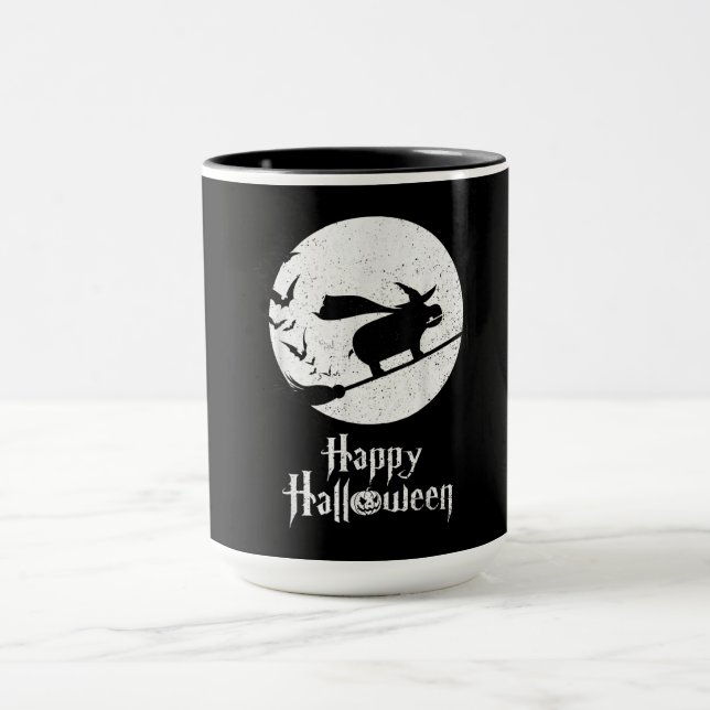 Taza Gracioso regalo de Halloween de bruja Hippo Lover (Centro)