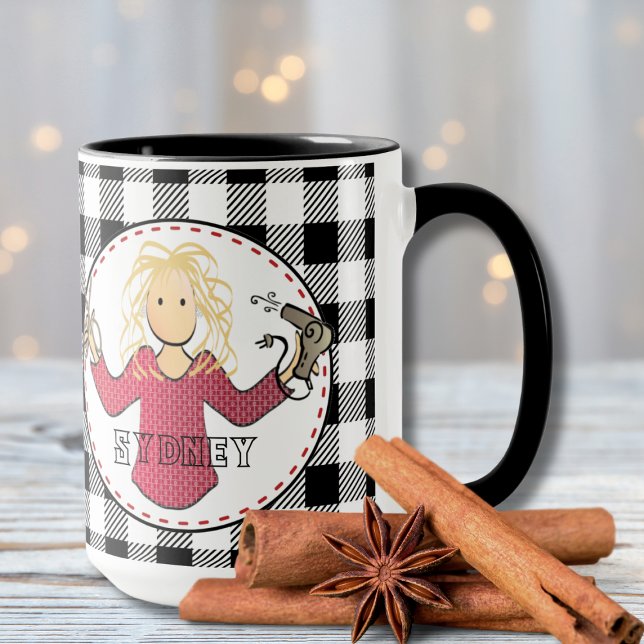 Taza Gracioso regalo de Personalizado de Beautician Blo (Subido por el creador)