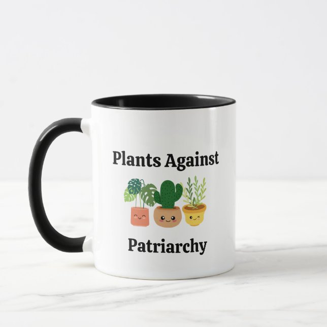 Taza Gracioso regalo feminista de la planta de mamá Jar (Izquierda)
