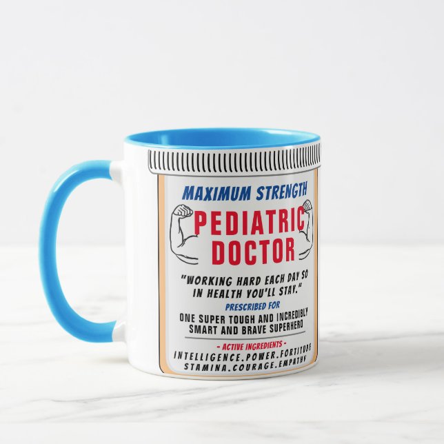 Taza Gracioso regalo pediátrico Personalizado Mug (Izquierda)