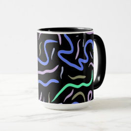 Taza Gracioso Resumen de arte digital