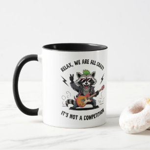 Taza Gracioso Rocking Racoon