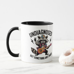 Taza Gracioso Rocking Racoon