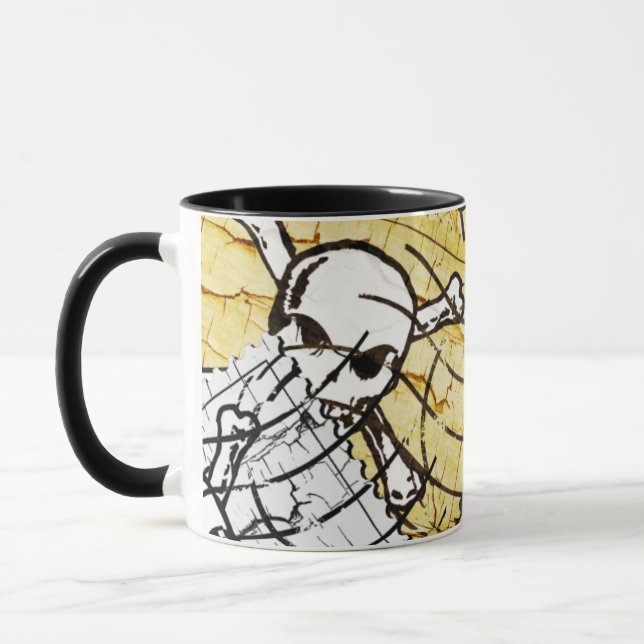 Taza Gracioso sello de cráneo (Izquierda)