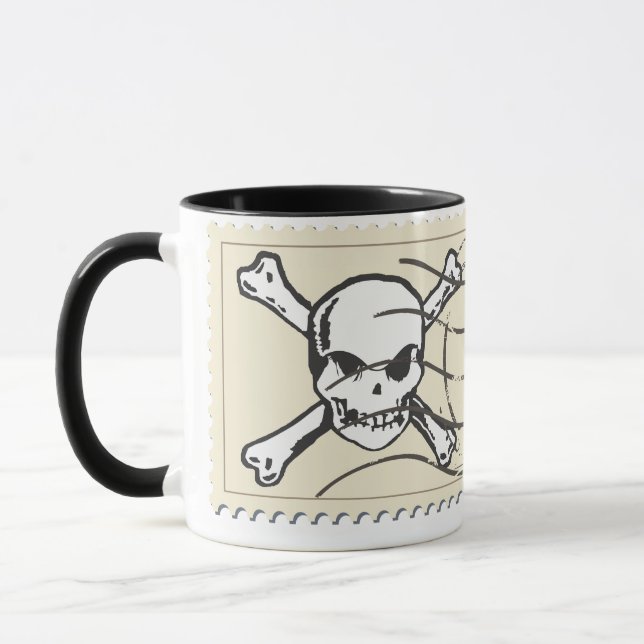 Taza Gracioso sello de cráneo 5 (Izquierda)