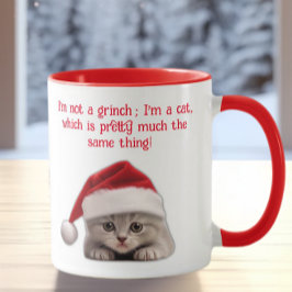 Taza Gracioso Sombrero de Gato de Shorthair sarcástico