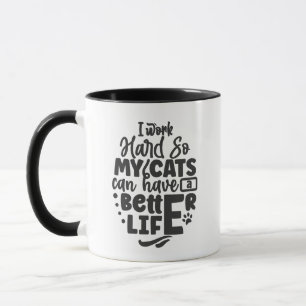 Taza Gracioso trabajo de la oficina de arte de palabras
