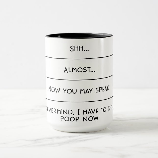 Taza Gracioso y gracioso café Adicto Síntomas Mug (Centro)