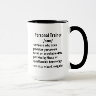 Taza Graciosos regalos de definición de formador person
