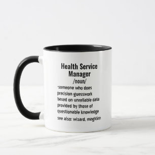 Taza Graciosos regalos de definición de Health Service 