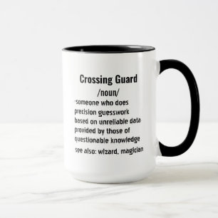 Taza Graciosos regalos de definición de la guardia de c