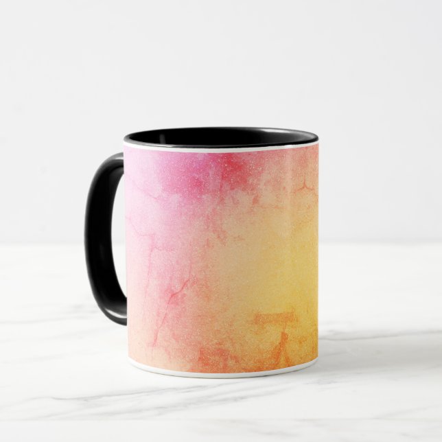 Taza Gradiente de café de Mármol al atardecer (Anverso izquierdo)