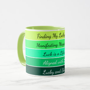 Taza Gradiente moderno del Día de San Patricio