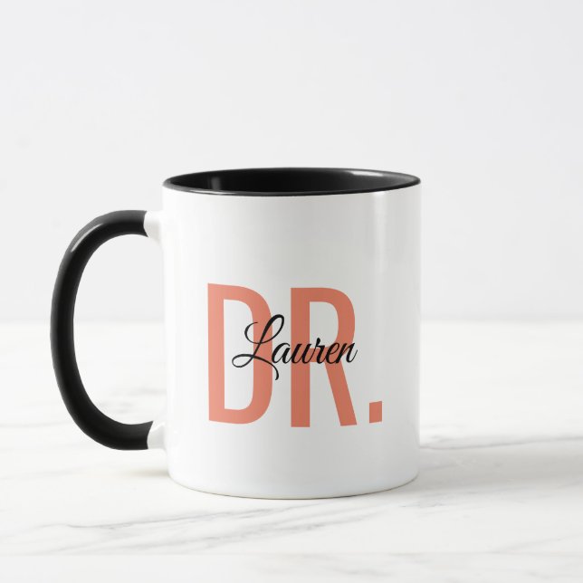 Taza Graduación de doctorado de nuevo Médica de medicin (Izquierda)