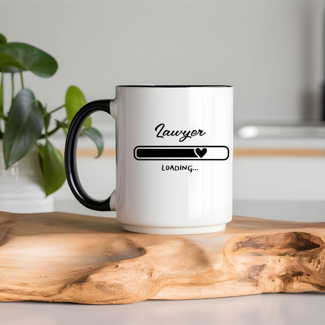 Taza Graduación de grado de abogado personalizado (Subido por el creador)