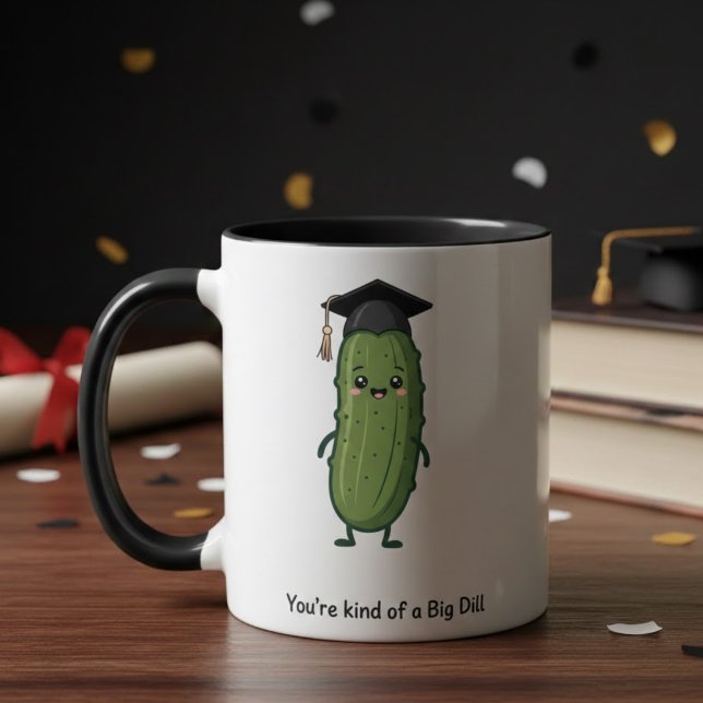 Taza Graduación de pepinillo divertida Escuela secundar (Subido por el creador)