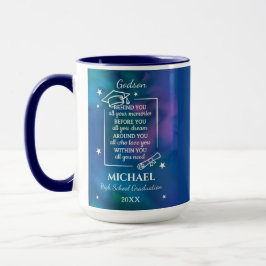 Taza Graduación del ahijado Nombre Año 