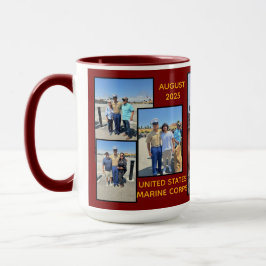 Taza "Graduación del campamento militar USMC de Landen"