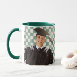 Taza Graduación personalizada para hombres con foto a c