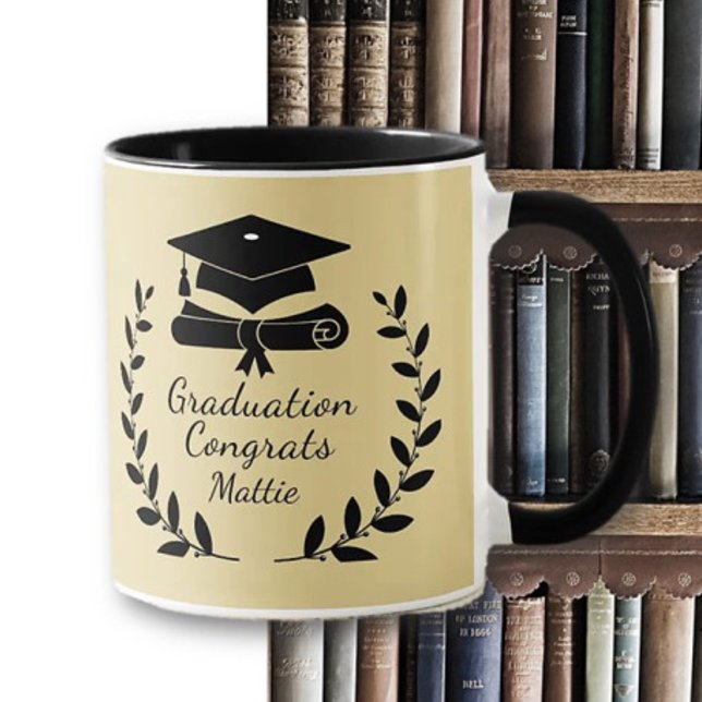 Taza Graduación personalizada y clásica de felicitacion (Subido por el creador)