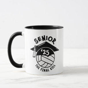 Taza Graduación Senior 2025 del voleibol