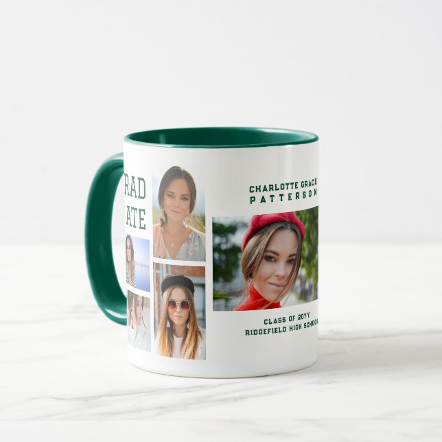 Taza Graduado de guiones modernos y multifotografía (Anverso izquierdo)
