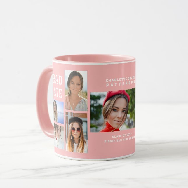 Taza Graduado de guiones modernos y multifotografía (Anverso izquierdo)