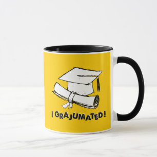 Taza Graduado Graduación Graduada Gradual