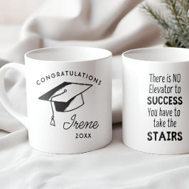 Taza Graduados Graduados Escaleras de Éxito de Clase Mo