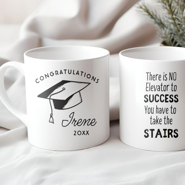 Taza Graduados Graduados Escaleras de Éxito de Clase Mo (Subido por el creador)