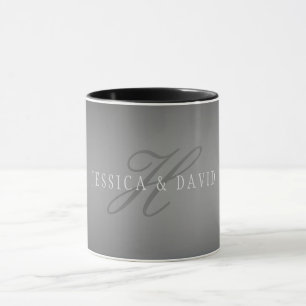 Taza Gradualmente cambiando gradiente gris cualquier no