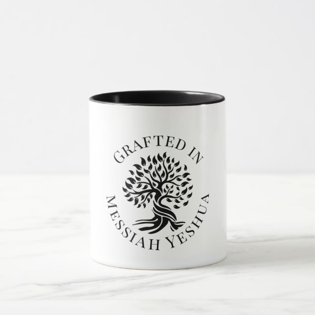 Taza Grafado En Mesías Yeshua Messianic Christian (Centro)