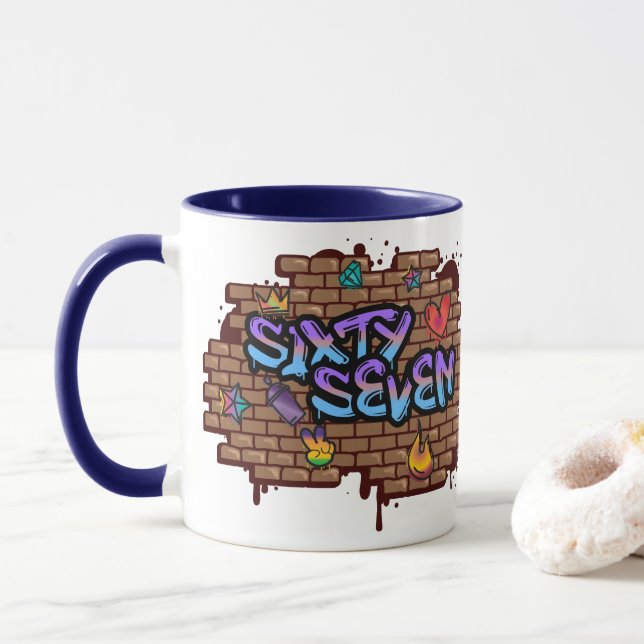 Taza Graffiti Style 67 (Con donut)