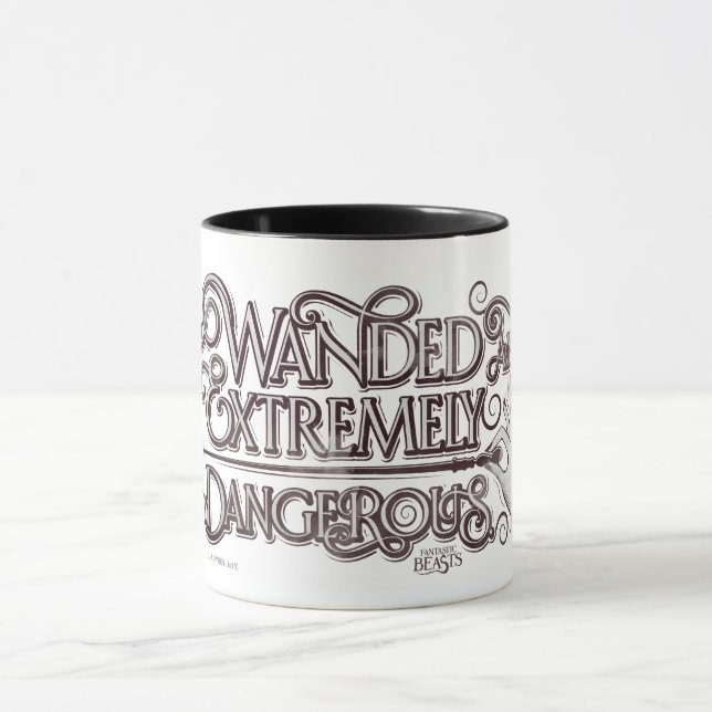 Taza Gráfica Con Marea Y Extremadamente Peligroso - Bla (Centro)