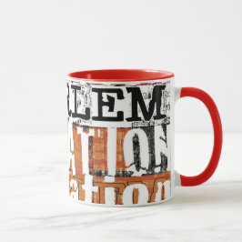 Taza gráfica contemporánea