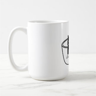 Taza gráfica de café linda Black Beauty