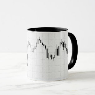Taza Gráfica de candelabros de Forex